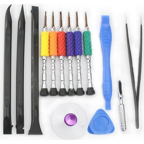 12 In 1 Professional Phone Pry Opening Screwdriver Set for IP X 8 7 6S 6 Disassembling Repair Tool Set