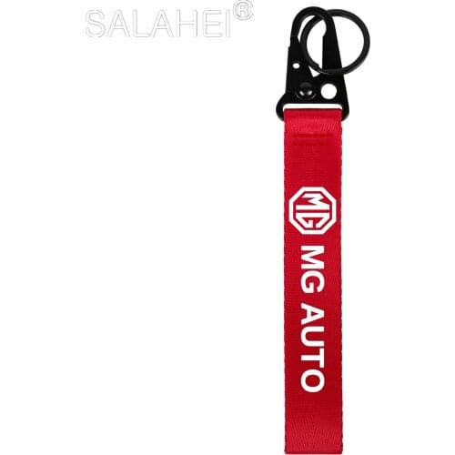 Nylon Car Stylish Sports Style Keychain Keyring For MG 6 350 42 550 ZT 7 ZS HS GS 3 TF 5 RX5 ZR GT Morris Garages Accessories
