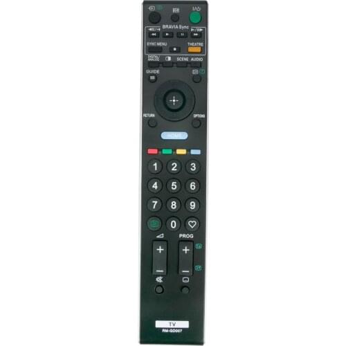 New RM-GD007 Remote Control for Sony TV KDL-22S5700 KDL-32V5500 KDL-32W5500 KDL-40V5500 KDL-40W5500 KDL-40WE5 KDL-46W5500 KDL-4