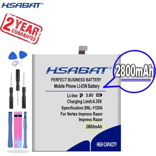 New Arrival [ HSABAT ] 2800mAh Replacement Battery for Vertex Impress Razor/Lagune