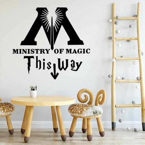 Creative Magic Wand Wall Stickers Wall Decor For Kids Room Living Room Decoration Wall Decals Waterproof Sticker Mural Wallpaper