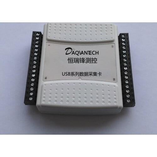 USB High Speed Synchronized Data Acquisition Card 8-way 16-bit AD 400K Real-time Sampling 4PWM 14DIO