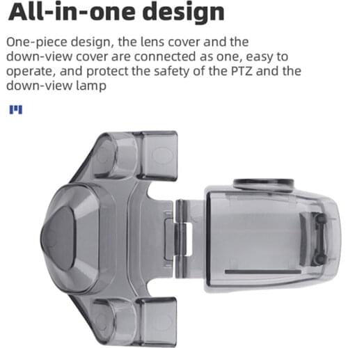 Lens Down View Integrated Protective Cover Protector for DJI FPV Drone