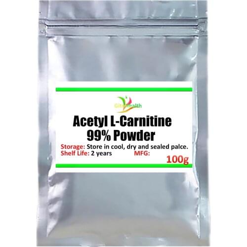 High quality acetyl L-carnitine powder nourishes amino acids and promotes fat oxidation. Prevent cell aging