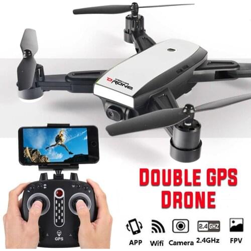 Dual GPS Drone 2.4G Quadcopter with Camera HD FPV Drones Headless Mode Smart follow Dron RC Helicopter Drone profissional toys