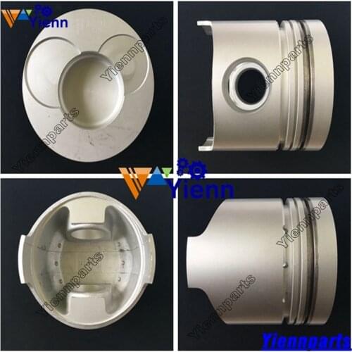 For HINO W04D W04E WO4DT Piston Kit With Pin Clips 113216-1470 13216-2220 13211-1740 13211-1982 KM FB112 TRUCKS Engine Parts