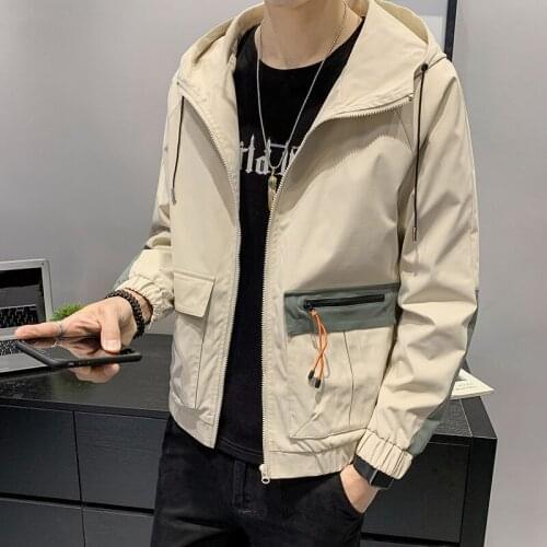 Ropa Para Hombre Hip Hop Color Block Patchwork Hooded Jacket Autumn Men Casual Pullover Hoodie Coat Streetwear Jaqueta Masculino
