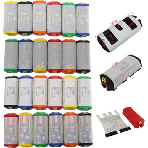 Pro Taper 2.0 square handlebars, 1-1/8 crossbar protective padding for motorcycle, bicycle and dirt bike