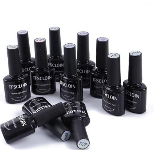 Hot 8ml Colorful Glitter UV Gel Nail Polish Glitter Sequins Soak Off UV Gel Varnish Nail Gel Polish DIY Nail Art Polish