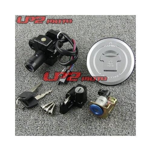 Motorcycle Lock Kits Ignition Switch Lock Tank Cap For Honda VTR250 MC33 1998-2007