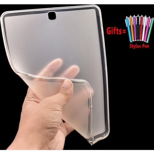 Environmentally Friendly Tablet Silicon Soft Cover for Samsung Galaxy S2 9.7 T815 T810 T813N T819N Case Coque Capa Funda