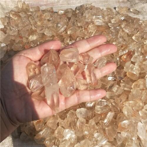 AAAA+ 100g Natural Clear Quartz Point Crystal Rough Bulk Gemstone Healing Specimen Healing Collection Crystal Fish Tank Stone