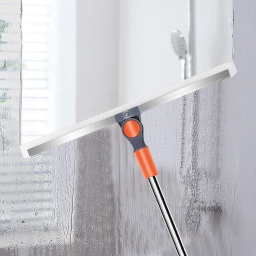 Adjustable 180° Rotatable Magic Floor Wiper Multifunctional Clean Tools Telescopic Rod&Microfiber Handle Head Pet Hair Broom