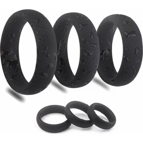 Silicone Cock Ring Penis Erection Dick Ejaculation Delay Man Sex Toys For Men Cockring Lock Scrotum Rings Adult Sexual Products