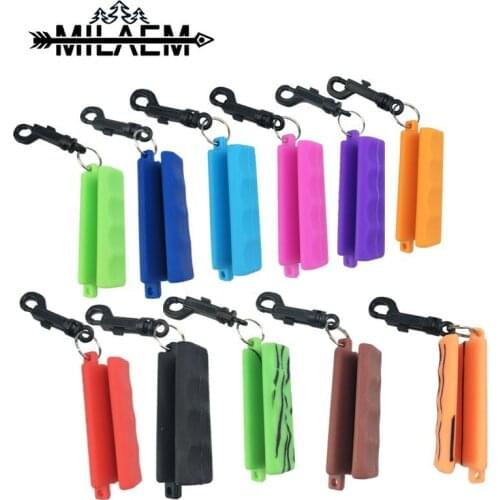 Silica Gel Archery Arrow Puller Target Gripper Hand Protection Arrow Puller Remover Keychain Outdoor Shooting Accessories