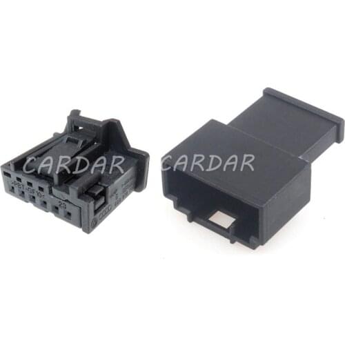 1 Set 1-969490-4 Sunroof Reading Light Plug Rearview Mirror Switch Socket Auto Electrical 6 Pin Connector For VW Audi