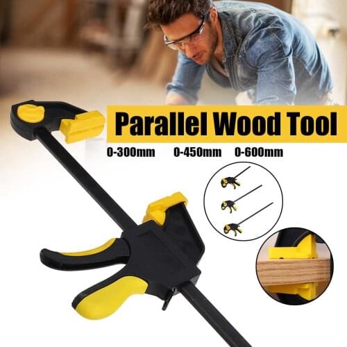 1pcs 12/18/24 inch wood working rod release squeeze hand tool F clamp handle quick ratchet release wooden clamp DIY repair tool