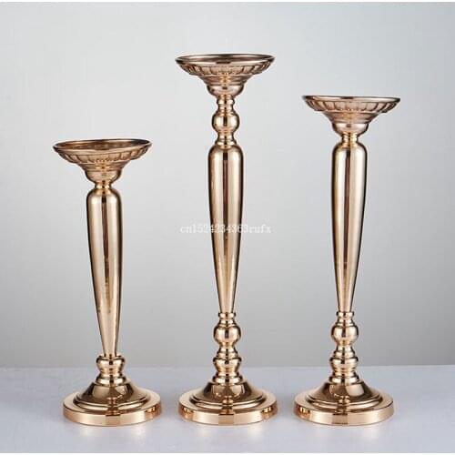 10pcs Tabletop Vase Metal Flower Vase Metal Flowers Holders Table Centerpiece For Mariage Wedding Decoration