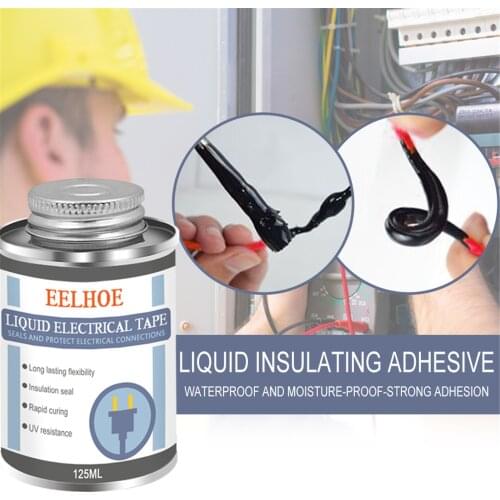 125ml Liquid Insulating Waterproof Liquid Tape Charging Universal Repair Data Cable Repair Anti-Uv Insulation Electrical Tape P5