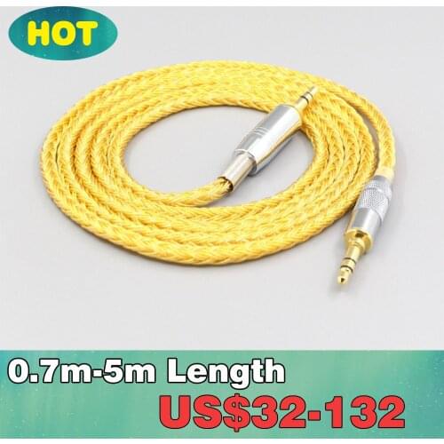 16 Core OCC Gold Plated Headphone Cable For Audio-Technica ATH-pro500mk2 PRO700MK2 PRO5V M50 M50RD LN007344
