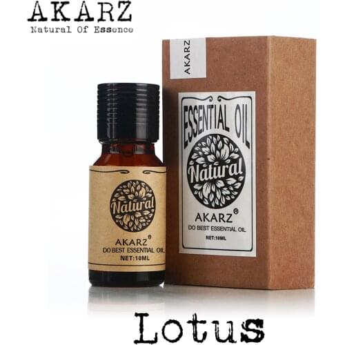 AKARZ Lotus Oil for Diffuser Solubility Handmade DIY Soap Scents Candle Scents Superior Quality Perfume Oil