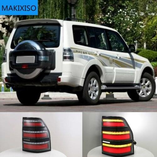 Car Styling for Pajero V93 Tail Lights 2006-2020 Pajero V97 LED Tail Light Rear Lamp DRL Brake Signal Reverse auto Accessories