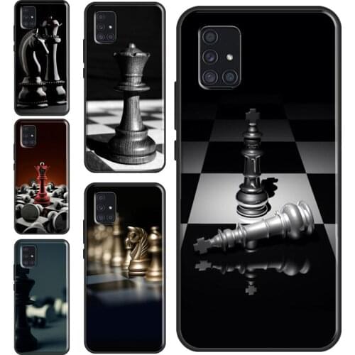 Chess Pieces Case For Samsung A12 A32 A42 A52 A72 A10 A20S A40 A70 A50 A21S A20e A11 A31 A41 A51 A71