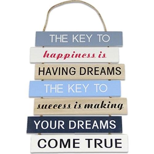 Retro Hanging Letters Wooden Sign Ornaments Elegant Home Garden Decor Doors And Windows Wall Pendants Crafts