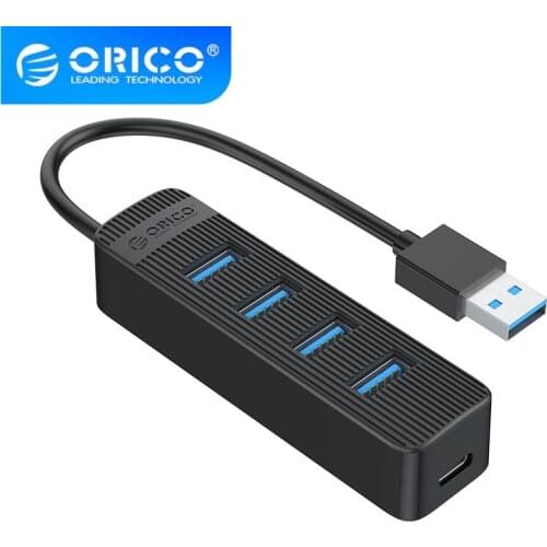 ORICO 4-Port USB 3.0 HUB 5Gbps transmission rate supports Window, Mac OS, Linux Plug and play,ORICO TWU3-4A