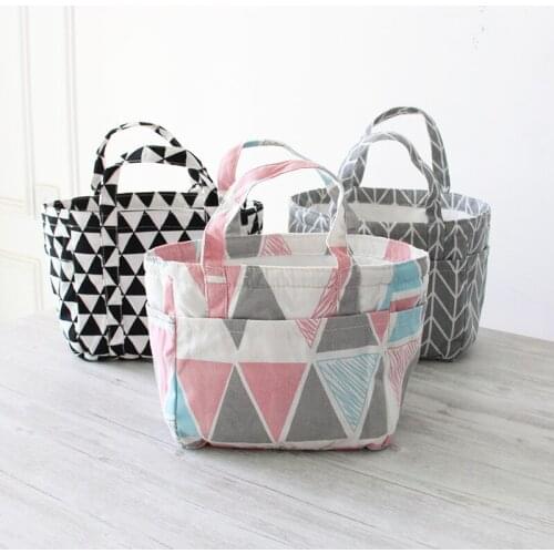 Portable Insulated Lunch Bag Tin Foil Thermal Food Picnic Lunch Bags for Women kid Men Cooler Lunch Box Bag Tote Handbag