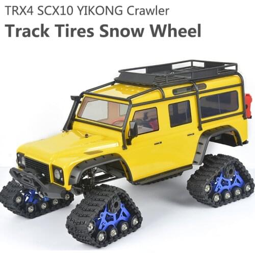 RC Model Car Parts 1/10 TRX-4 TRX4 SCX10 II YIKONG Crawler Track Tires Snow Wheel Wheels Multiple Terrain Tire