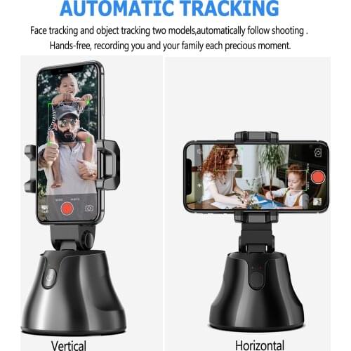 360 Rotation Face tracking Selfie Stick Tripod Object Tracking Holder Camera Gimbal for Photo Vlog Live Video Record