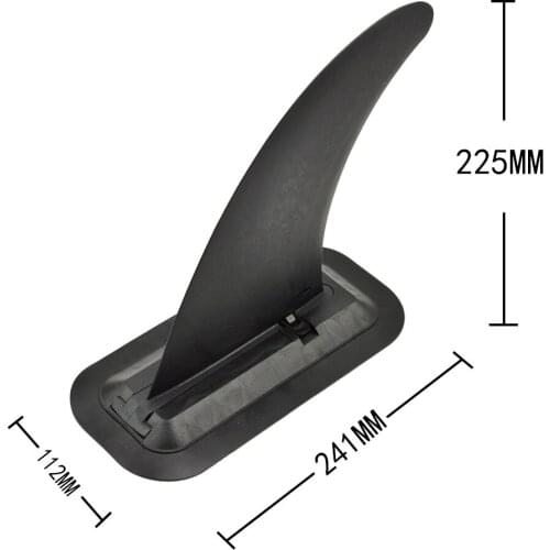 SUP plug-in split surf paddle board big fish fin splitter water ski detachable main tail fin