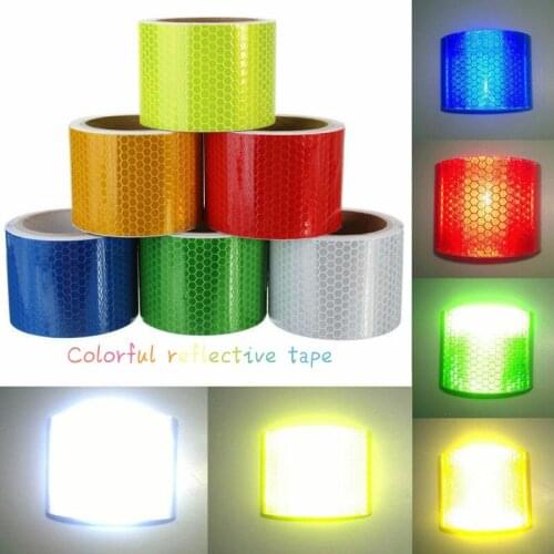 Bike Body Reflective Safety Stickers Reflective Safety Warning Conspicuity Tape Film Sticker Strip Bicycle Accessories