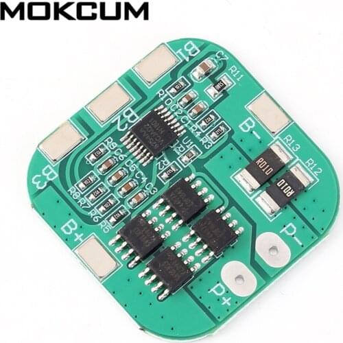 10A 14.8V 16.8V 4S 18650 Li-ion Lithium Battery Charger Board Charger Module+Protection BMS Protection Board Module Electronic
