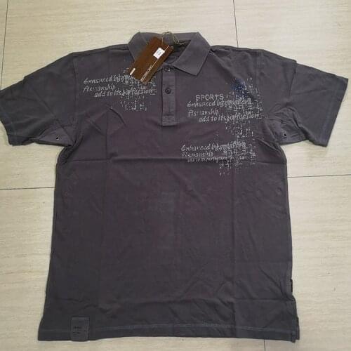 2020 summer new 100% cotton pure cotton plus size men polo shirt grey blue streetwear zaraing-style za 2020 sheining vadiming