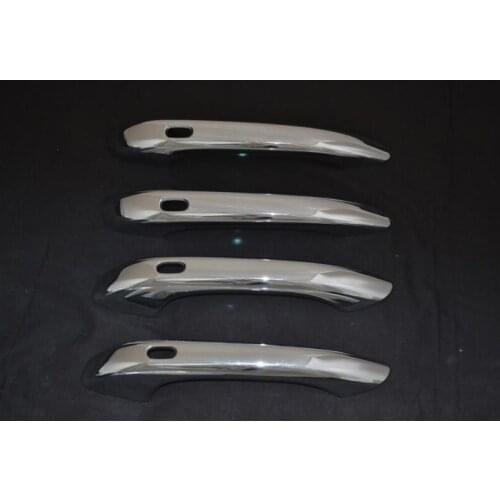 For Porsche Macan 4PCS Car Door Handle Bowl Protector Cover Trim Molding ABS Chrome Car Styling Accessories