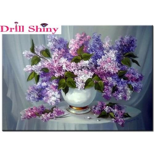 5D Diamond Embroidered Still Life Flower Landscape Diamond Cross Stitch Crystal Diamond Set Decorated diy Diamond Painting