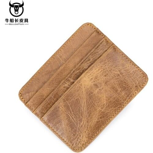 Business Card Holder Cowhide Card Holder Mens Multi-card Card Holder Business Bank Credit Card Case Coin Purse