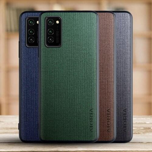 Phone case for Huawei Honor View30 Pro Fabric Texture funda coque capa Classical style cover for Honor View30 Pro case