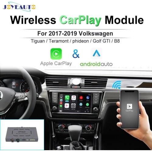 JoyeAuto Carplay Decoder For Volkswagen Polo MK5 Golf MK7 GT B8 Tiguan Teramont Phideon Wireless Apple Carplay Android Auto Box