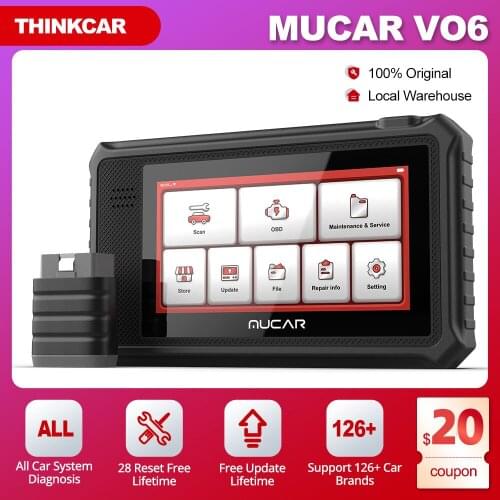 THINKCAR Thinkscan Max OBD 2 Full System Diagnosis ECU Coding Automotive Scanner Code Reader Auto Diagnostic Tools 5.99 Inch