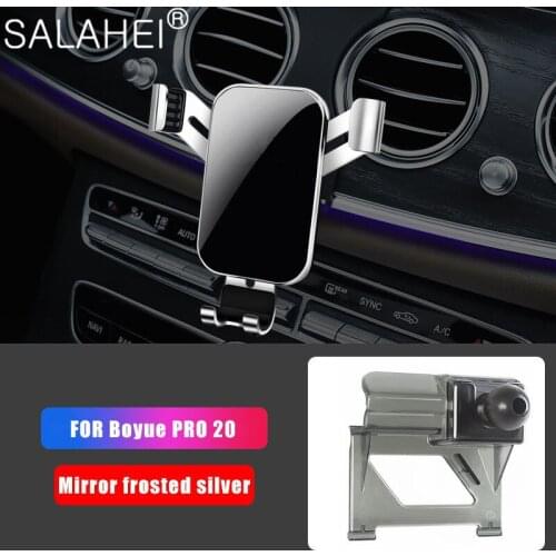 For Geely Boyue PRO 20 Stylish Car Mobile Phone Holder Air Vent Mount Mobile Phone GPS Support Smartphone Stand Accessories