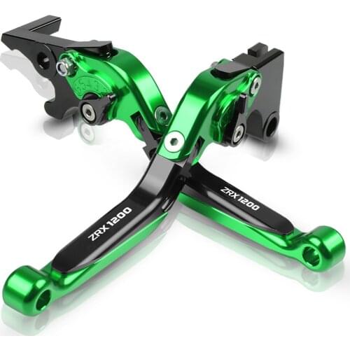 For Kawasaki ZRX1200 1999 2000 2001 2002 2003 2004 2005 2006 2007 Motorcycle Adjustable Folding Extendable Brake Clutch Levers