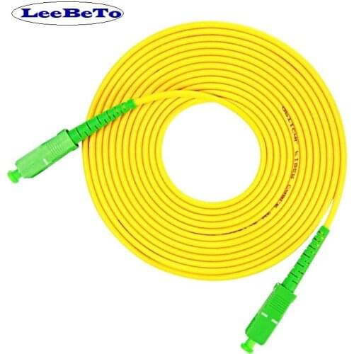 FC to FC SC to SC LC to LC ST to ST SC to SC Fiber Patch Cord Jumper Cable SM Simplex Single Mode Optic for Network 3m 5m 10m