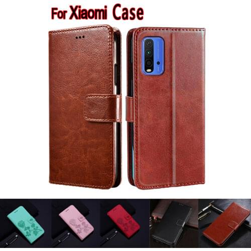 Leather Cover For Xiaomi Redmi 9T Case Flip Phone Protective Shell Funda On Redmi 9T 9 T Case Hoesje Etui Book Capa Coque Bag