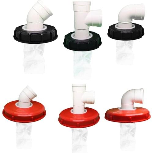 IBC Ton Barrel Cover Cap With Filter Outdoor IBC Ton Barrel Cover Durable Plastic Cover With Vent Hole Ton Barrel Filter Cover