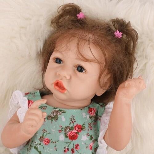 58cm Rebirth Doll Simulation Baby Moon Training Doll Photography Shooting Props Soft and Comfort Body Silicone and Cloth Doll