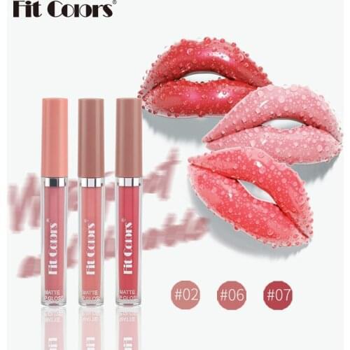 8 Colors Matte Lip Gloss Waterproof Non-Stick Cup Lip Glaze Is Not Easy To Fade Matte Liquid Lipstick Thin Tube Red Lip Makeup