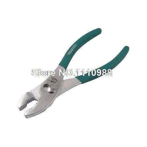 Nonslip Handle Wire Cutting Teeth Design Slip Joint Plier 8"